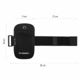 Fekete futó karkötő telefonhoz 3
