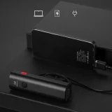 USB-s elülső kerékpárlámpa, fehér fény, 4 üzemmód, fekete 11