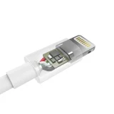 MFI USB–Lightning kábel, 1,2 m, fehér 5