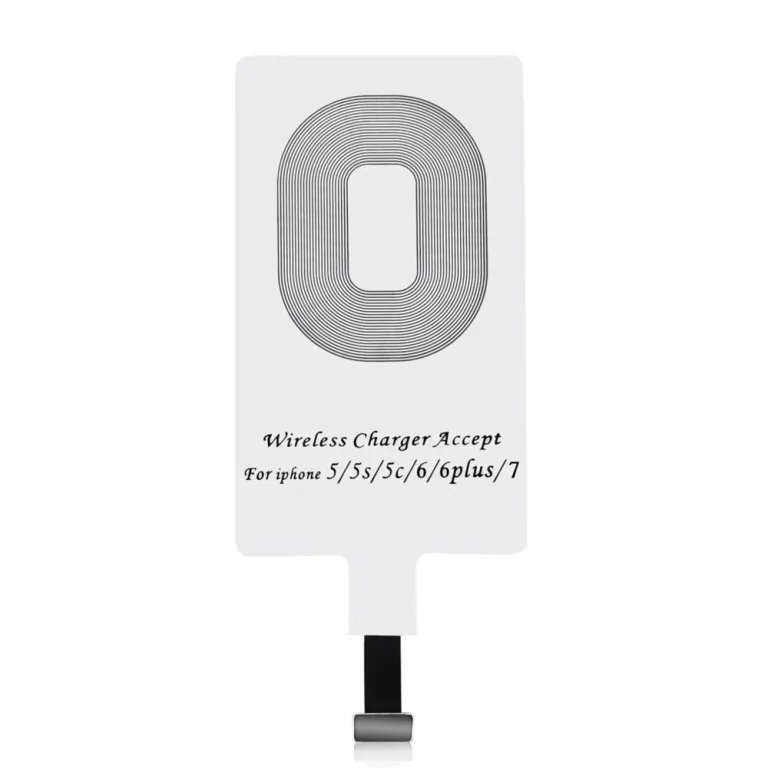 Qi Lightning vezeték nélküli töltőadapter, fehér induktív pad