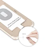 Qi Lightning vezeték nélküli töltőadapter, fehér induktív pad 3
