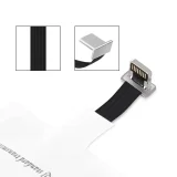 Qi Lightning vezeték nélküli töltőadapter, fehér induktív pad 5