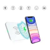 10 W-os Qi vezeték nélküli töltő telefonhoz és fejhallgatóhoz, fekete 5