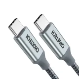 USB Type-C – USB Type-C kábel – 5 A, 100 W tápellátás, 480 Mbps, 1,8 m, szürke 2