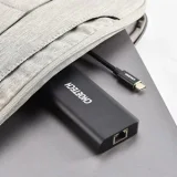 6 az 1-ben USB Type-C hub adapter dokkolóállomás 100 W PD fekete 11