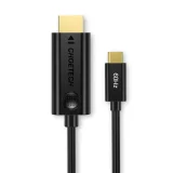 USB Type-C – HDMI 2.0 4K 60 Hz adapterkábel, 1,8 m, fekete 2