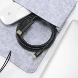 USB Type-C – HDMI 2.0 4K 60 Hz adapterkábel, 1,8 m, fekete 7