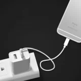MFI-tanúsítvánnyal rendelkező 1,8 m-es USB-A–Lightning kábel, fehér 9