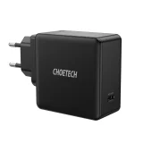 USB Type-C PD 60 W 3 A gyors fali töltő, fekete 2
