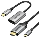 USB Type-C – HDMI 2.0 adapter + 2 m-es szürke HDMI-kábel 2