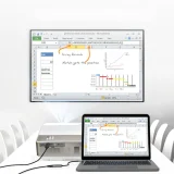 USB Type-C – HDMI 2.0 adapter + 2 m-es szürke HDMI-kábel 6