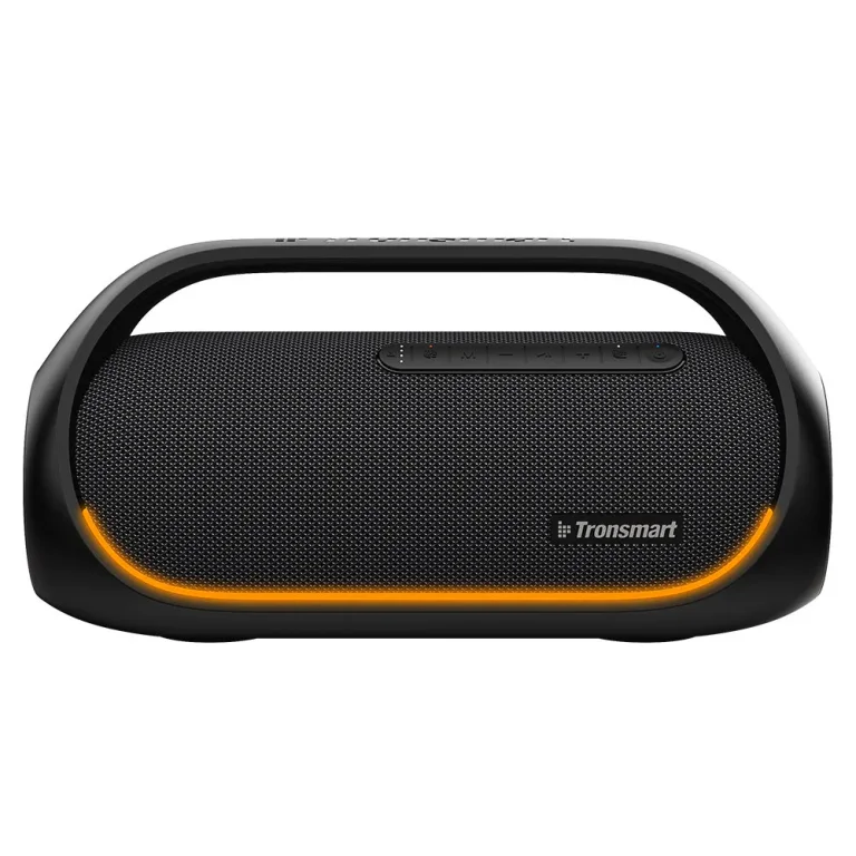 Bang 60 W-os vízálló Bluetooth vezeték nélküli hangszóró powerbank funkcióval, fekete