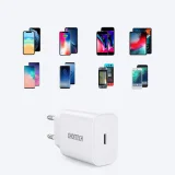 USB Type-C PD 20 W-os fali töltő, fehér 5