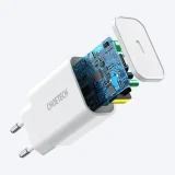 USB Type-C PD 20 W-os fali töltő, fehér 6