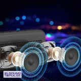 Trip vezeték nélküli Bluetooth 5.3 hangszóró, IPX7 vízálló, 10 W, fekete 7