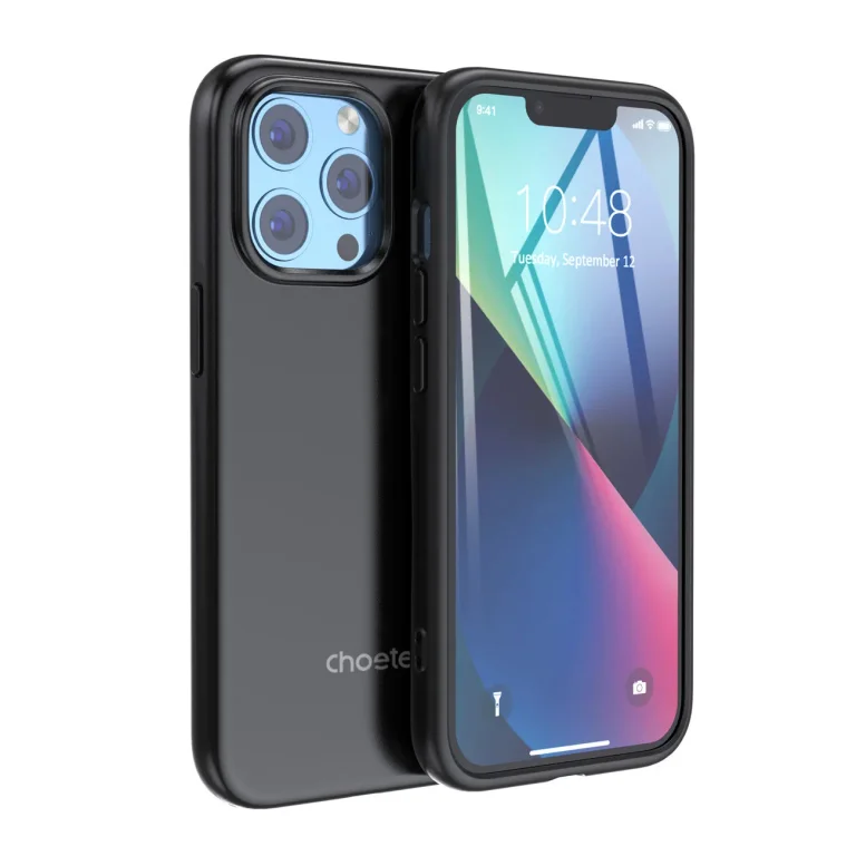 MFM esésvédő tok iPhone 13 Pro Max-hoz, fekete