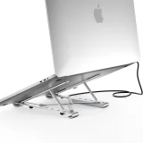 PD USB-C HDMI laptop dokkolóállomás 2xUSB-A, 1xUSB-C, 1xSD és 1xTF porttal, fekete 2