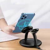 3 az 1-ben induktív töltőállomás iPhone, AirPods Pro és Apple Watch készülékekhez – fekete 3