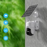 WiFi kamera Android/iOS vezérlőalkalmazással, IR LED + 5 W-os napelem 7
