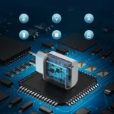 Q5004 20 W-os PD fali töltő iPhone 12 és 13 készülékekhez, 2 db-os csomag, fehér 7