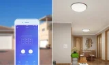 Érintőkapcsoló, WiFi gombos kapcsoló, 433 MHz RF, fekete T3EU1C-TX 9