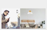 Háromcsatornás érintőképernyős világításkapcsoló, WiFi gomb, 433 MHz RF, fekete T3EU3C-TX 6