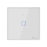 Egycsatornás érintéses világításkapcsoló, WiFi nyomógombos kapcsoló, fehér T2EU1C-TX 2