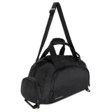 Sport utazótáska hátizsák kézipoggyász 40x20x25 cm fekete