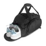 Sport utazótáska hátizsák kézipoggyász 40x20x25 cm fekete 11