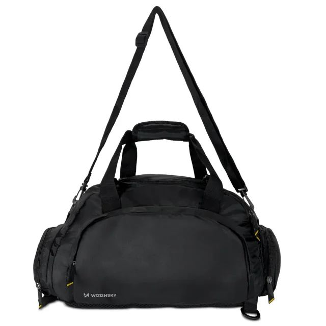 Sport utazótáska hátizsák kézipoggyász 40x20x25 cm fekete