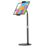 Fekete asztali tablet- és telefonállvány 6