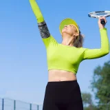 Futó- és fitnesz karkötő, barna 3