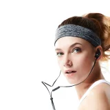 Fekete sport fejpánt futáshoz és fitneszhez 6
