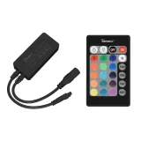 Intelligens LED-szalag, vízálló RGB-szalag, távirányító, hálózati adapter, WiFi, 2 m 3