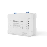 Intelligens 4-csatornás WiFi-kapcsoló relé, fehér 4CHR3