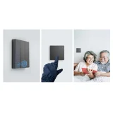 Intelligens 3-csatornás WiFi fali kapcsoló, fekete M5-3C-80 11