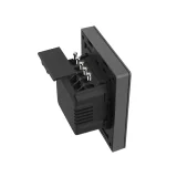 Intelligens 3-csatornás WiFi fali kapcsoló, fekete M5-3C-80 3
