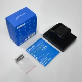 Intelligens 3-csatornás WiFi fali kapcsoló, fekete M5-3C-80 5