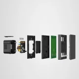 Intelligens 3-csatornás WiFi fali kapcsoló, fekete M5-3C-80 9