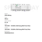 SPM-4Relay intelligens fogyasztásmérő kapcsoló WiFi-vel és Ethernet-csatlakozással 3