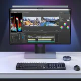 Vezeték nélküli LED monitor kijelző világítás, Elesense fekete - 2 darabos szett 3