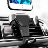 Gravitációs autótelefon-tartó szellőzőnyíláshoz Autótartó H01 fekete 10