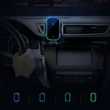 Automatikus elektromos autós tartó 15 W-os vezeték nélküli Qi töltővel, fekete 9