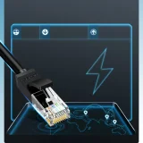 Patch kábel, Ethernet RJ45 Cat 6 UTP hálózati kábel, 1000 Mbps, 2 m 4