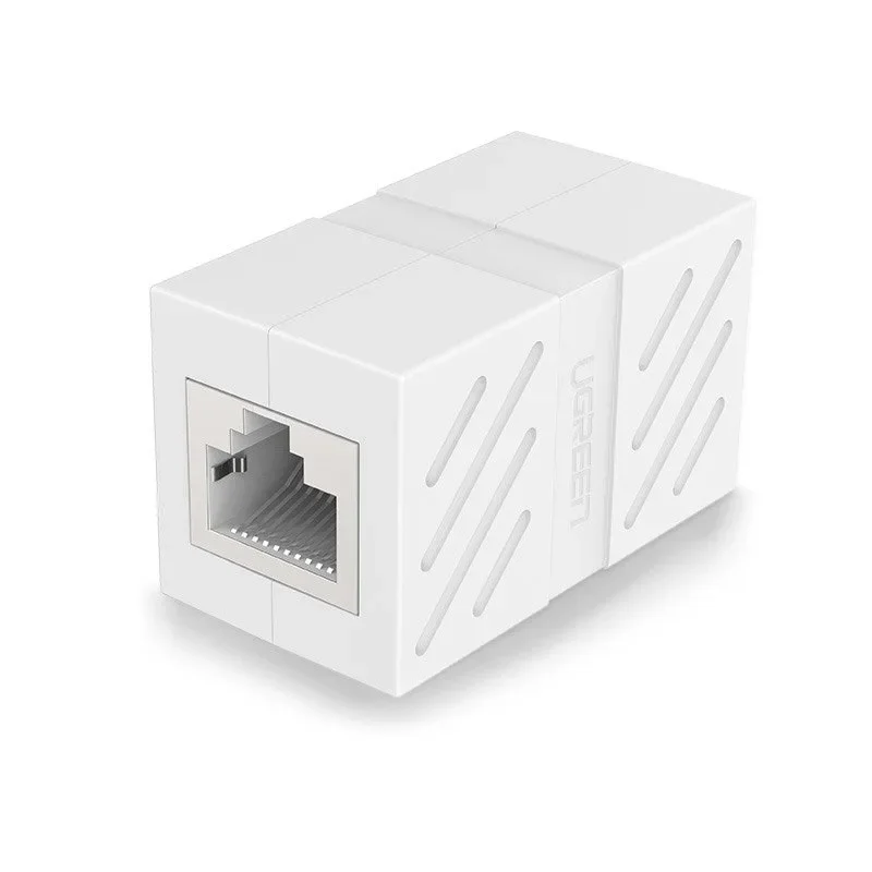 RJ45 sodrott érpáros hálózati kábelcsatlakozó, fehér