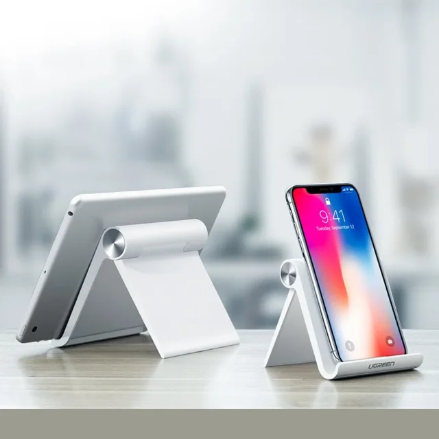 Fekete asztali telefonállvány
