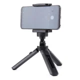 Mini állvány önarcképekhez, telefonokhoz, kamerákhoz és GoPro-hoz, 16–21 cm, fekete