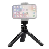 Mini állvány önarcképekhez, telefonokhoz, kamerákhoz és GoPro-hoz, 16–21 cm, fekete 2