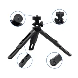 Mini állvány önarcképekhez, telefonokhoz, kamerákhoz és GoPro-hoz, 16–21 cm, fekete 9