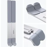 Összecsukható, állítható laptop-tartó, ezüst 10